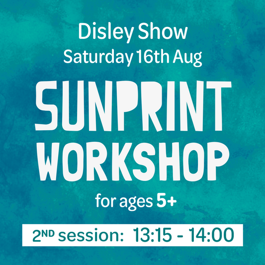 Disley Show Sunprint Workshop - Session 2: Sat 16th Aug 2025